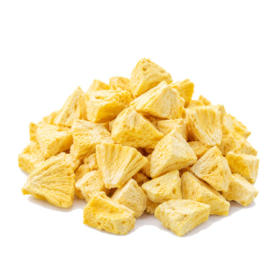 Piña Liofilizada en Bites