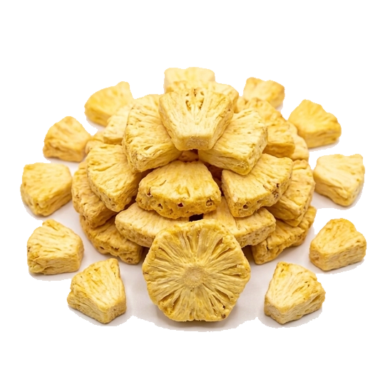Piña Liofilizada en Bites